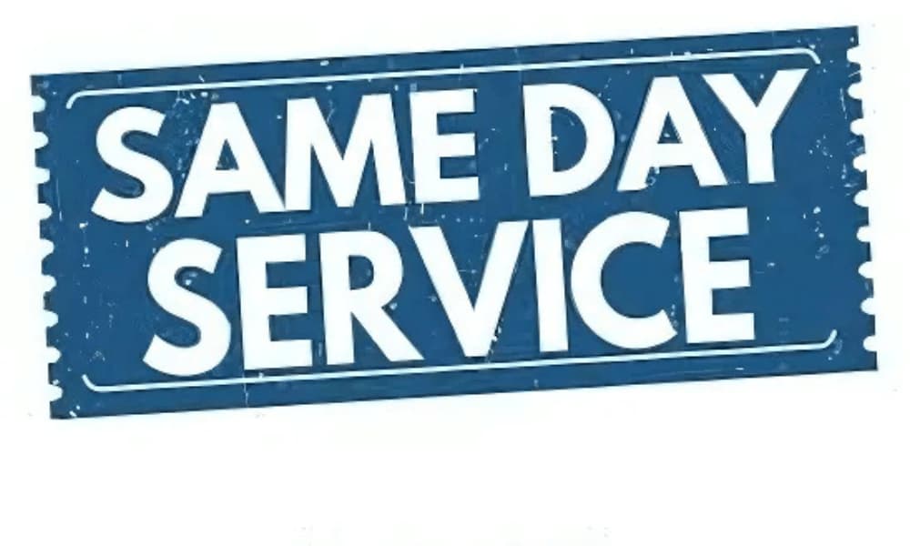 same day service