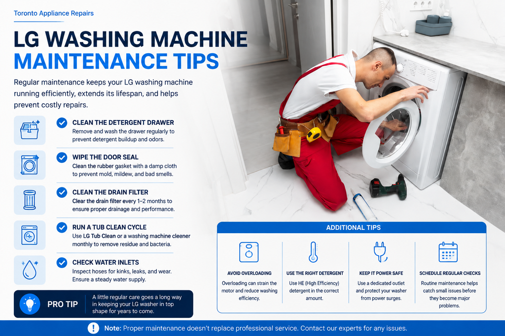 washing machine maintenance tips